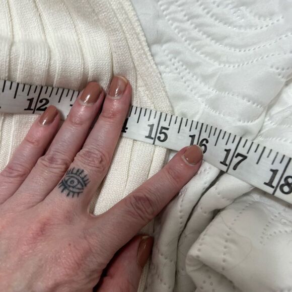 Anthropologie Plus Ivory Cable Knit
Tank small ribbed - Picture 11 of 13